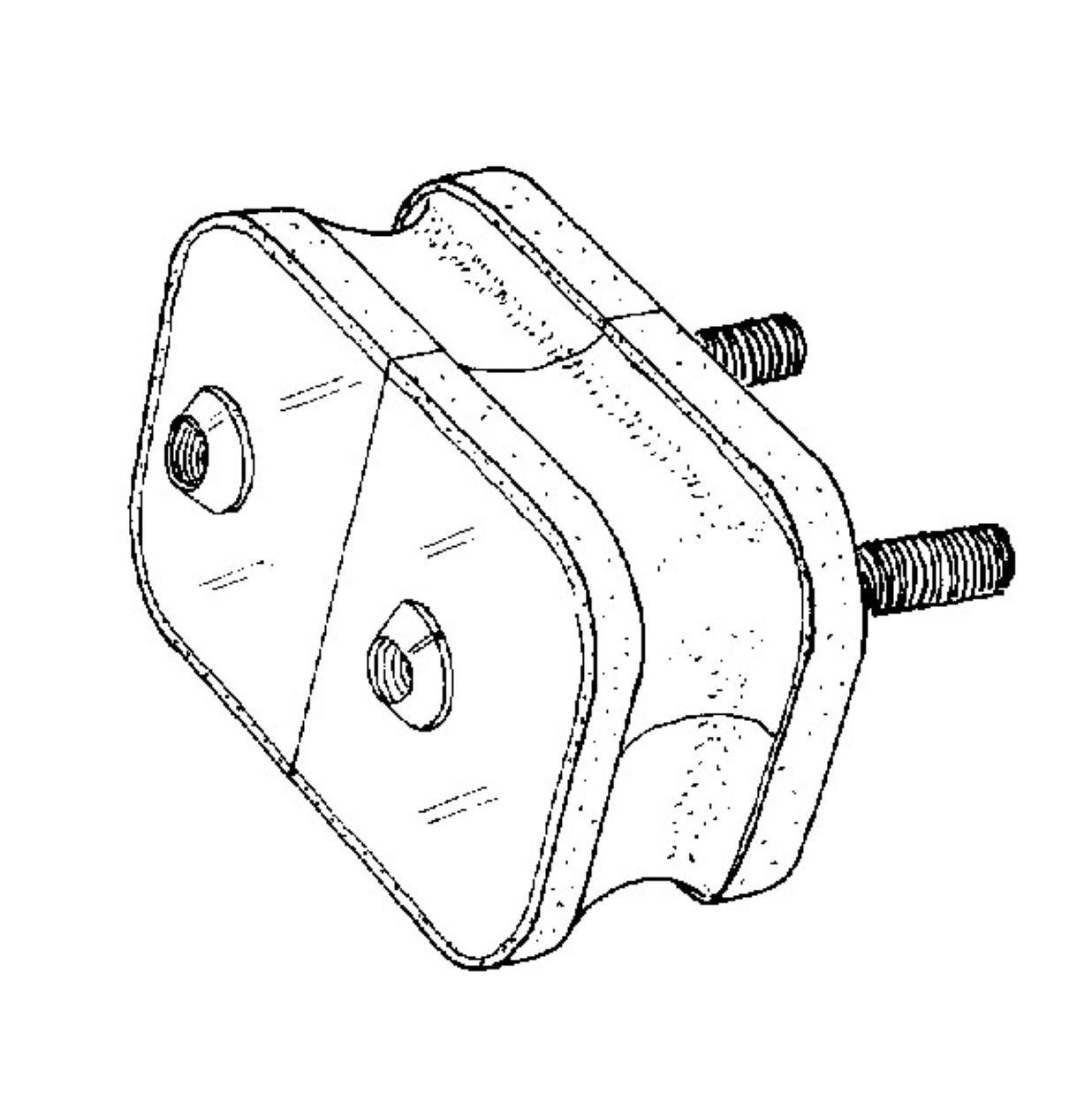 A0078 - Apoio Suporte Motor ( Gasta 2 Unidades )