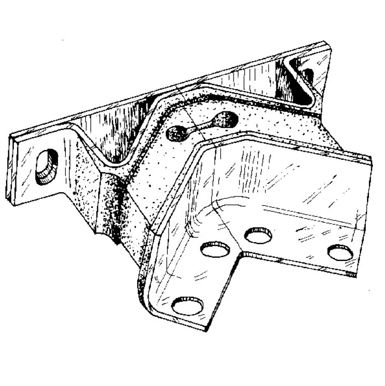 A0390 - Apoio Suporte Do Radiador