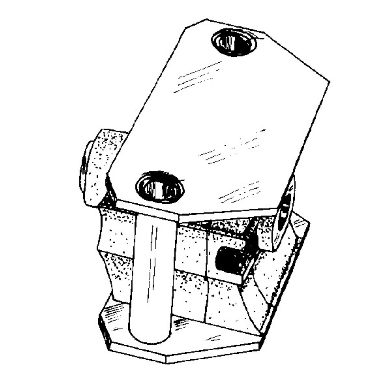 A0398 - Apoio Suporte Do Motor TrÁs 