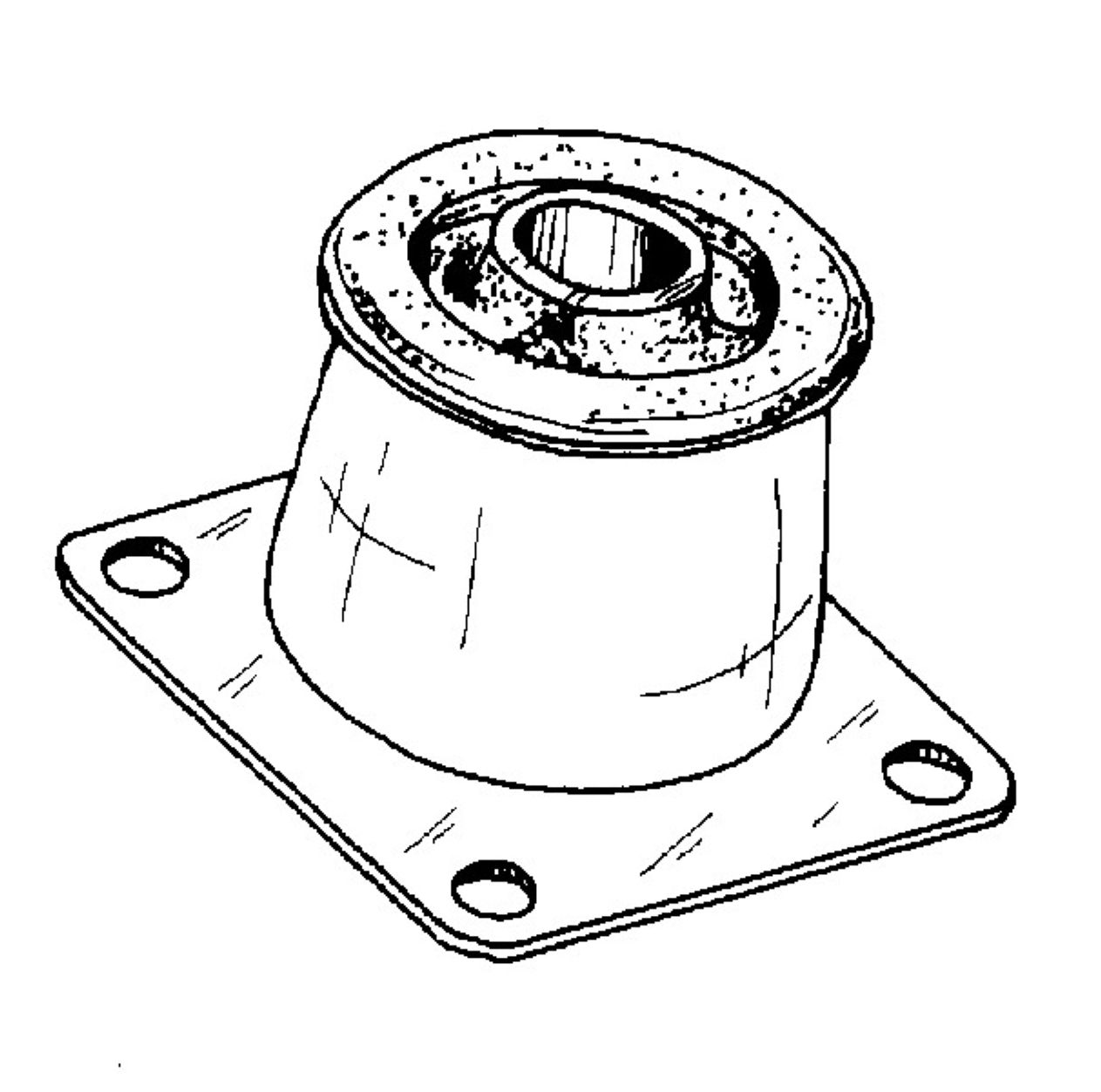 A0854 - Suporte Do Motor TrÁs