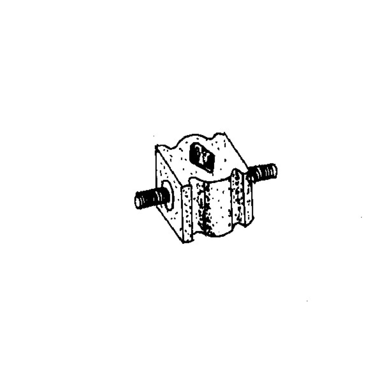A0973 - Apoio Escape ( Perno 6mm )