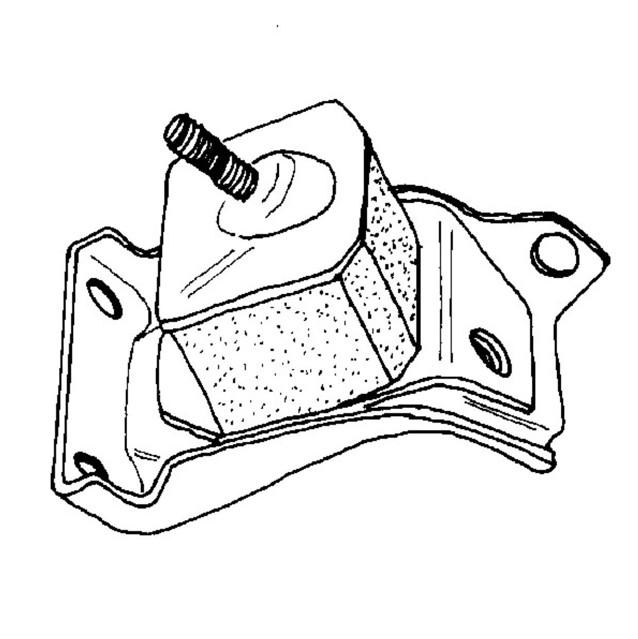 A0989-I - Apoio Motor Esquerdo