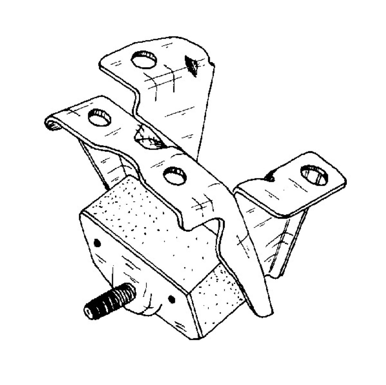 A0990-I - Apoio Motor Direito