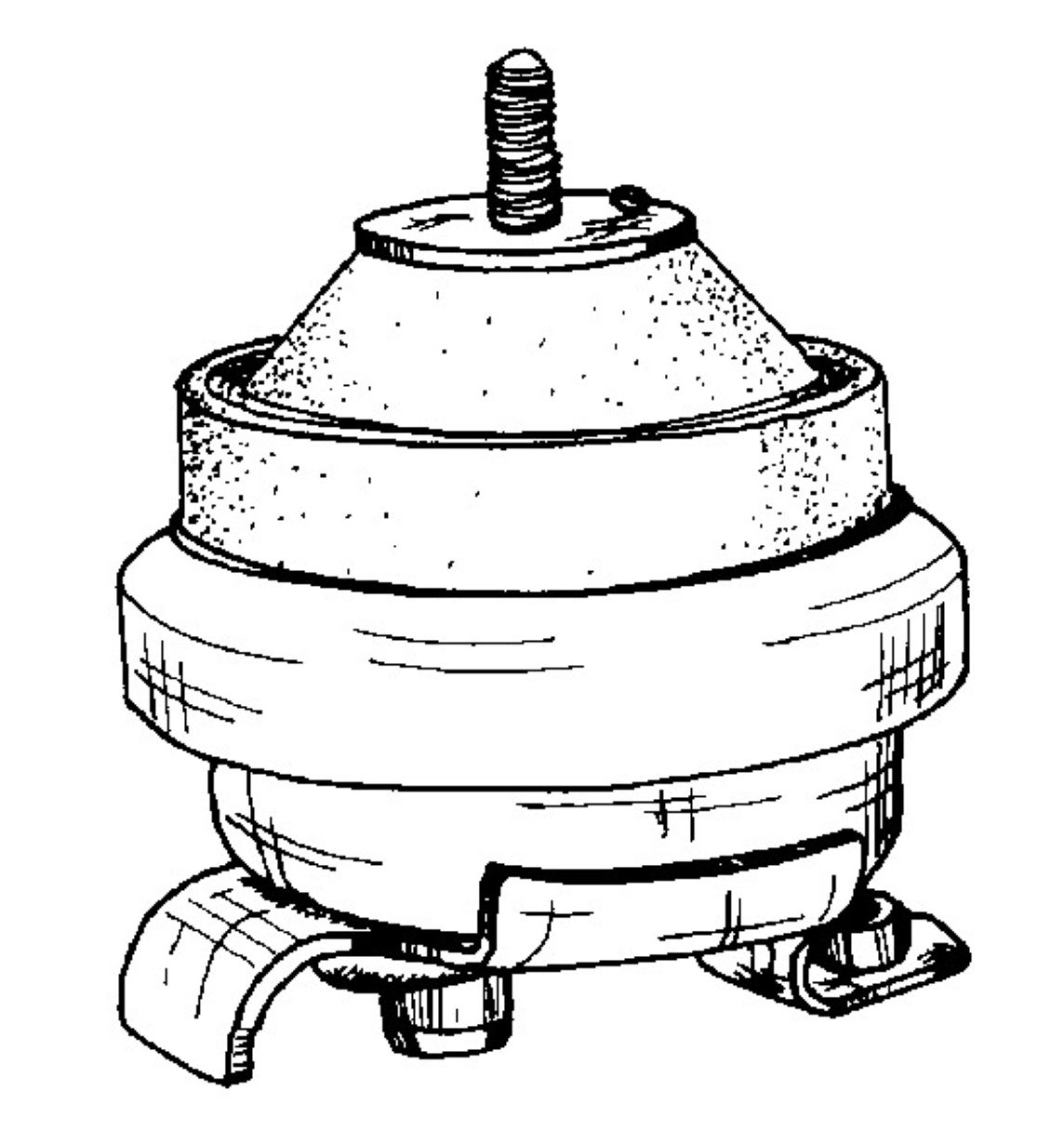 A0999 - Apoio Suporte Do Motor
