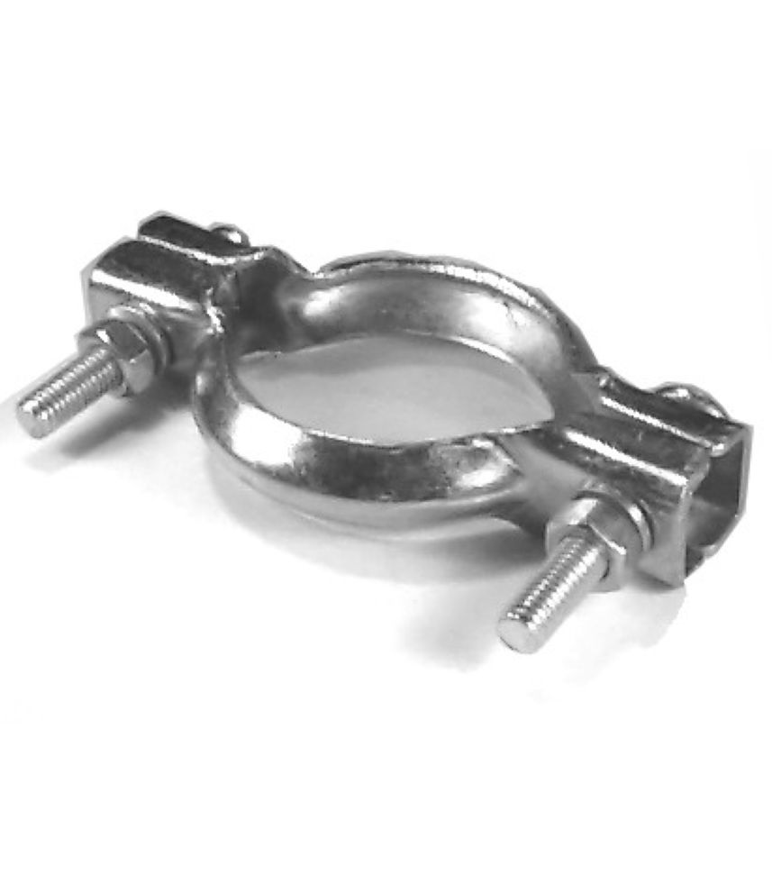 BE16 - AbraÇadeira De Escape CÔncava 66mm