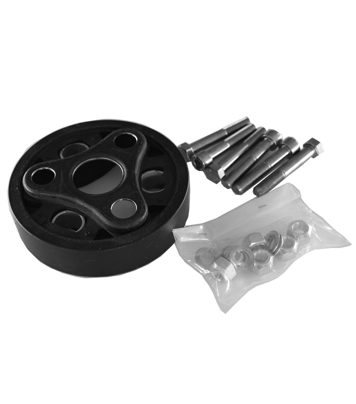 D0024-C - Cardan Amortecedor VibraÇÃo TransmissÃo D135x37mm F37mm Entre Furos 70mm C/parafusos 