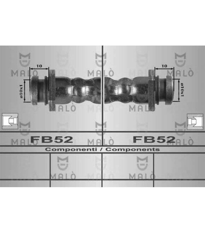 RT80270 - Tubo De TravÃo De TrÁs Lh-rh