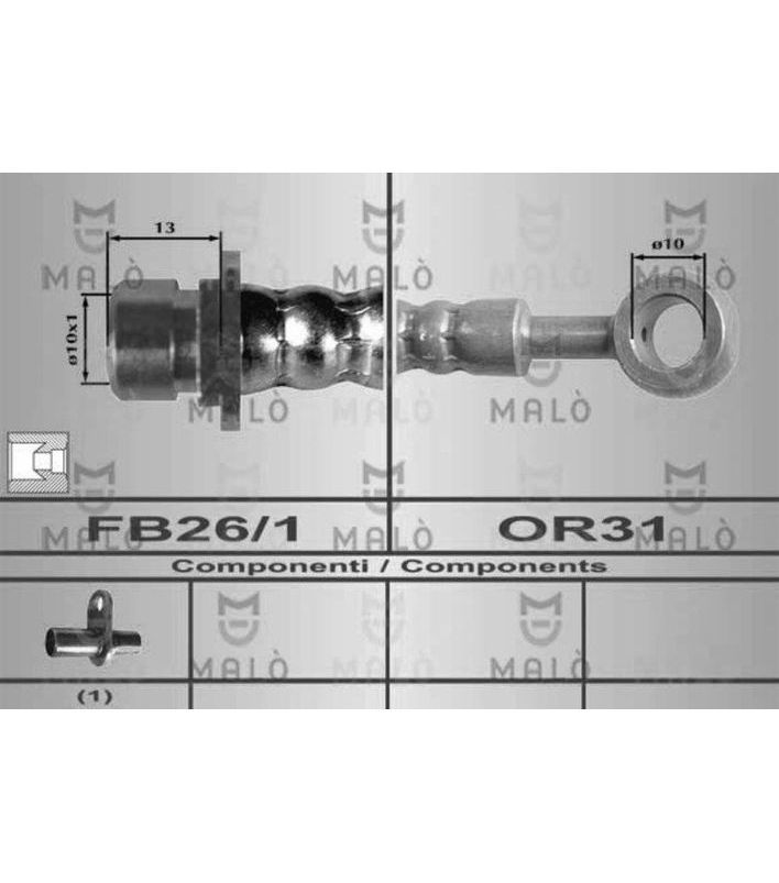 RT80300 - Tubo De TravÃo De TrÁs Lh-rh