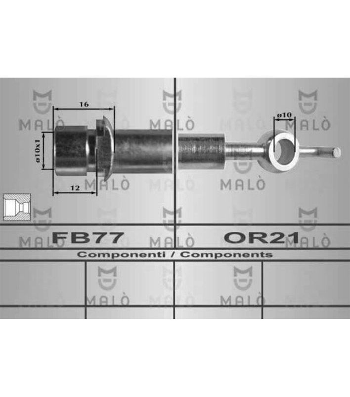 RT80365 - Tubo De TravÃo De TrÁs Lh-rh