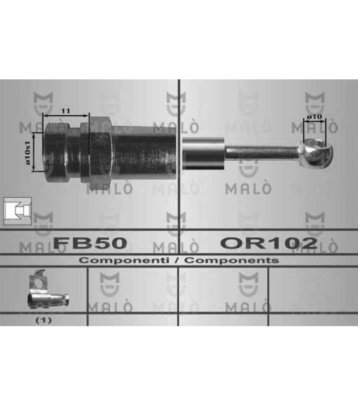 RT80486 - Tubo De TravÃo Da Frente Rh