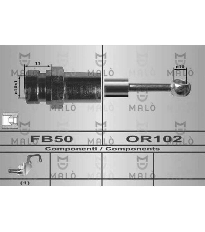 RT80487 - Tubo De TravÃo Da Frente Lh
