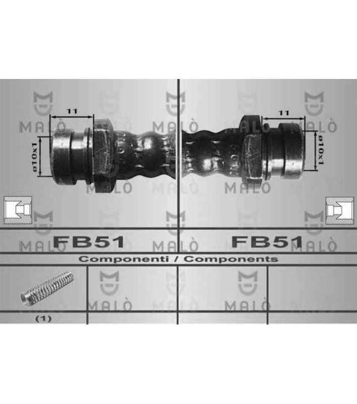 RT80567 - Tubo De TravÃo De TrÁs Lh