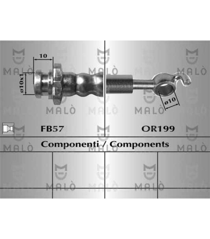 RT80821 - Tubo De TravÃo De TrÁs Lh