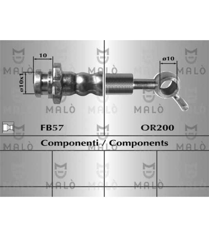 RT80822 - Tubo De TravÃo De TrÁs Rh