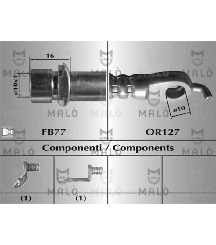 RT80878 - Tubo De TrvÃo Da Frente Lh