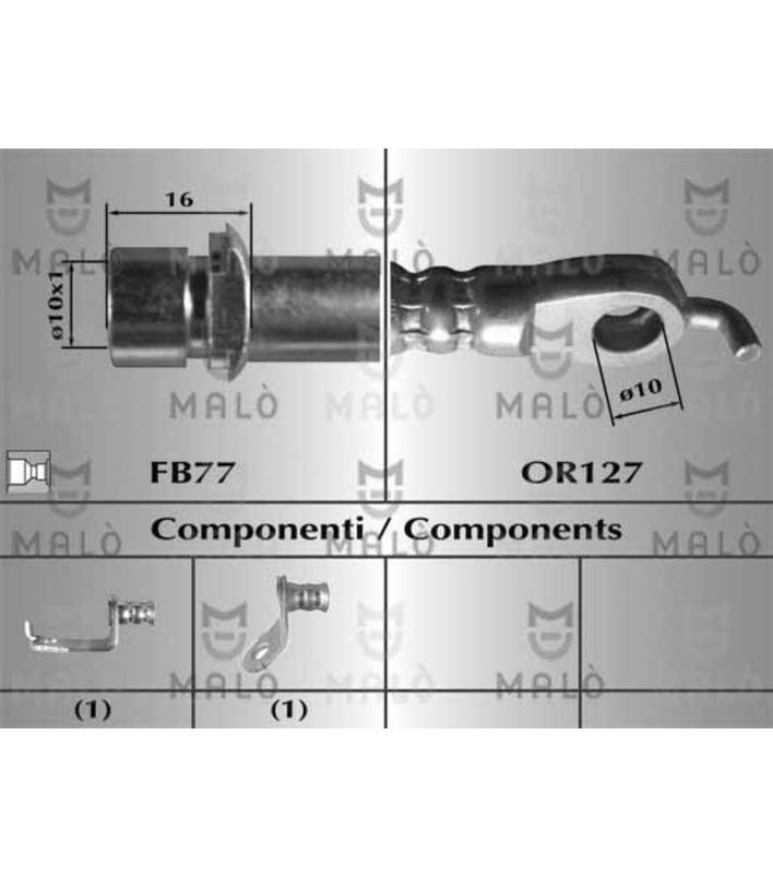 RT80879 - Tubo De TrvÃo Da Frente Rh