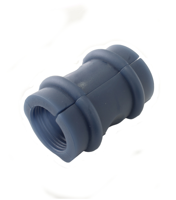 T0054-P - Batente Barra Estabilizadora Frente Centro Furo 23mm Cor Azul ( Gasta 2 Unidades )